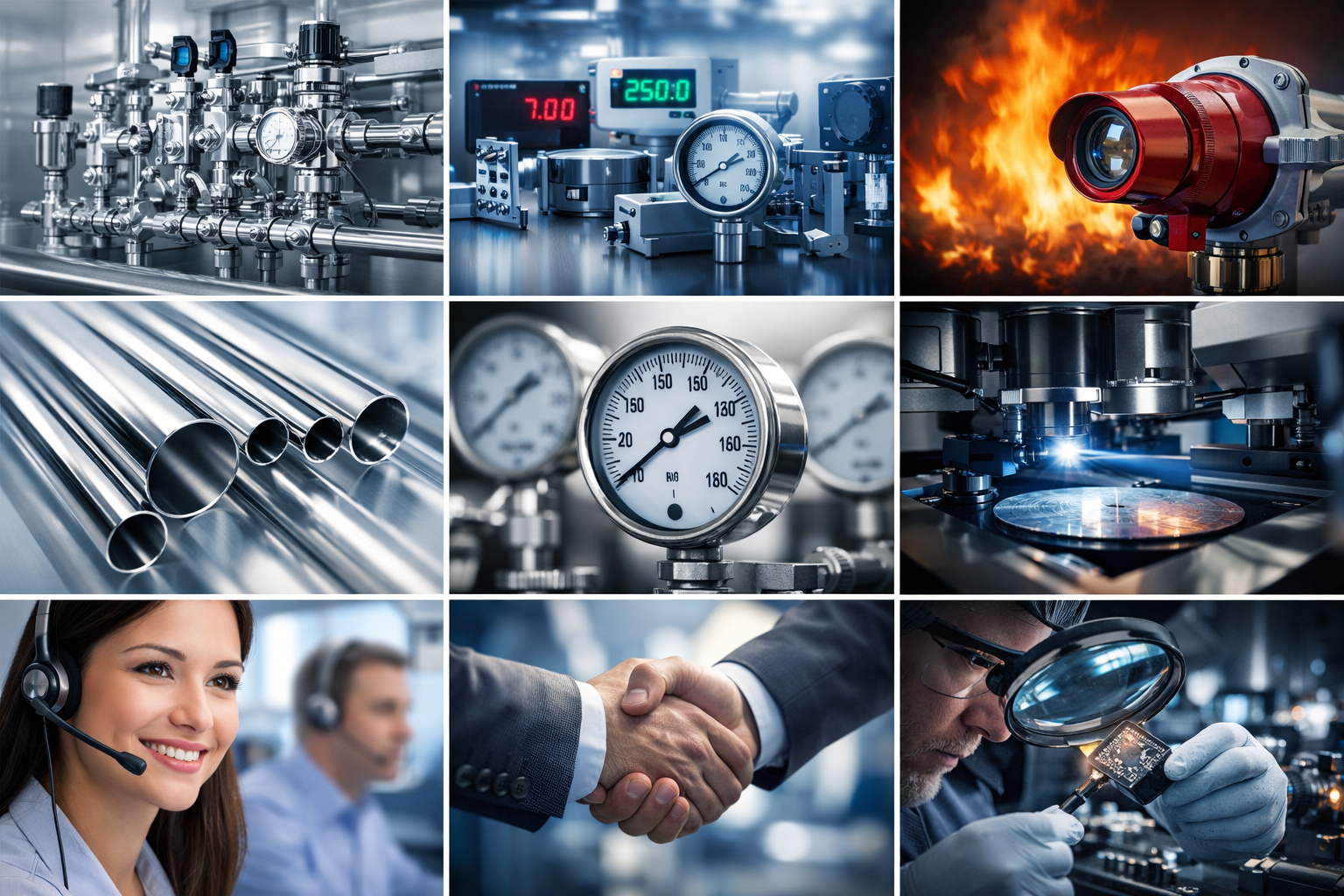 高科技工业控制中心,多台显示器显示各种数据图表,工程师在操作控制台,现代化办公环境